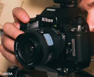 Nikon 35mm SLR film camera