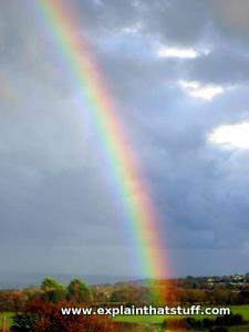 Photo of a rainbow.