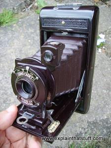 A Soho Cadet portable camera from about 1930.