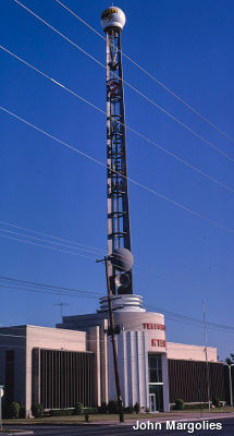 TV antenna on the KJRH/KTEW Studios, South Peoria Avenue, Tulsa, Oklahoma by John Margolies