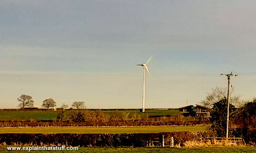 225kW wind turbine in Staffordshire, England