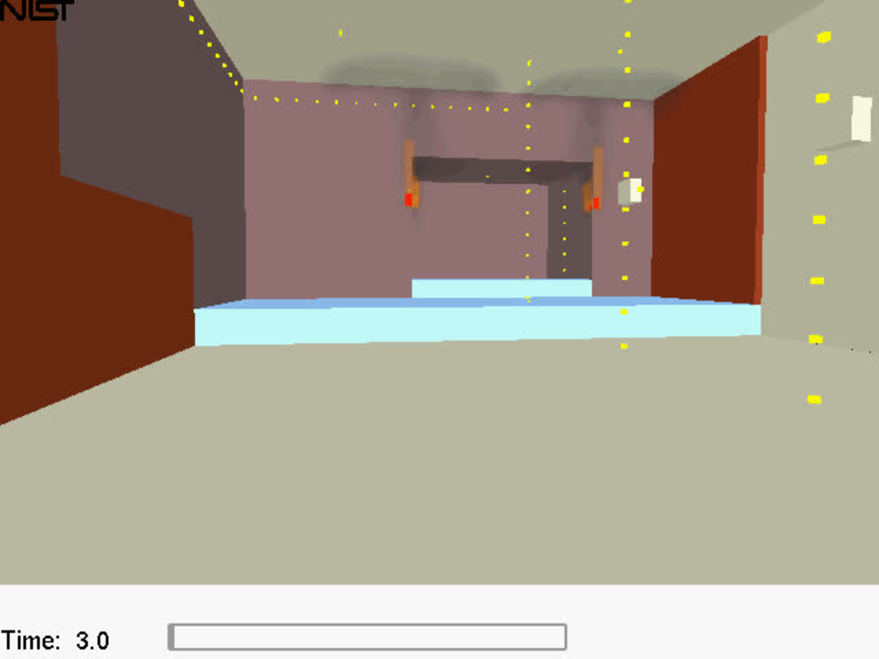 Non-Sprinklered Computer Model of Stage Area with Fire Dynamics Simulator (FDS) and Smokeview