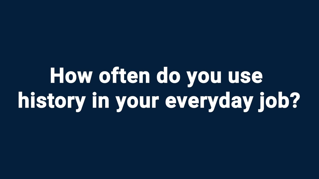 Kids ask NIST: How often do you  history in your everyday job?