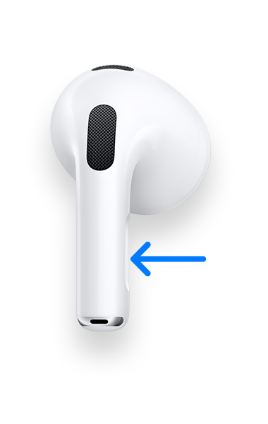 Capteur-pression des AirPods