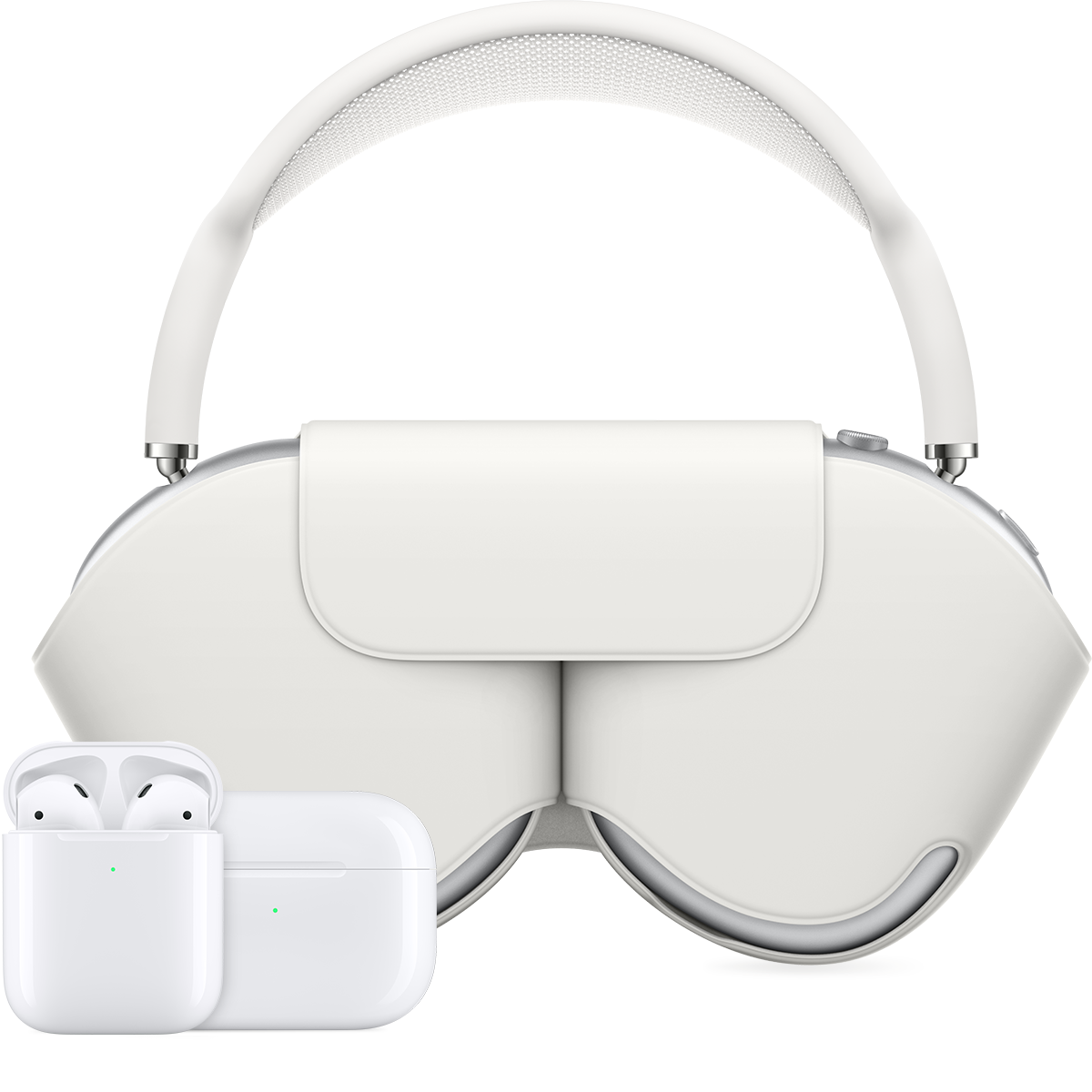 AirPods og opladningsetuier