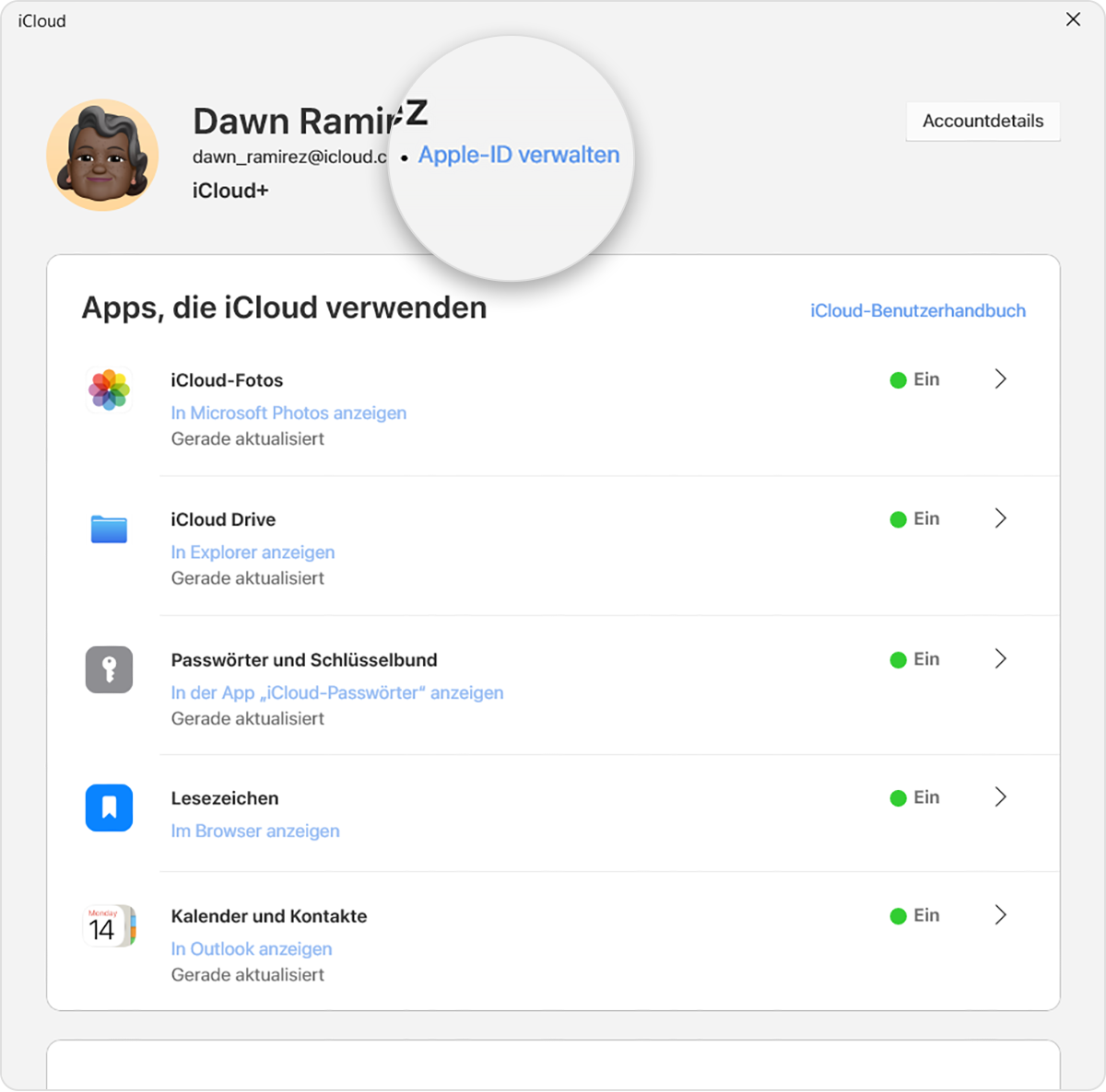icloud-für-Windows-15-einstellungen-verwalten-Apple-id-Callout