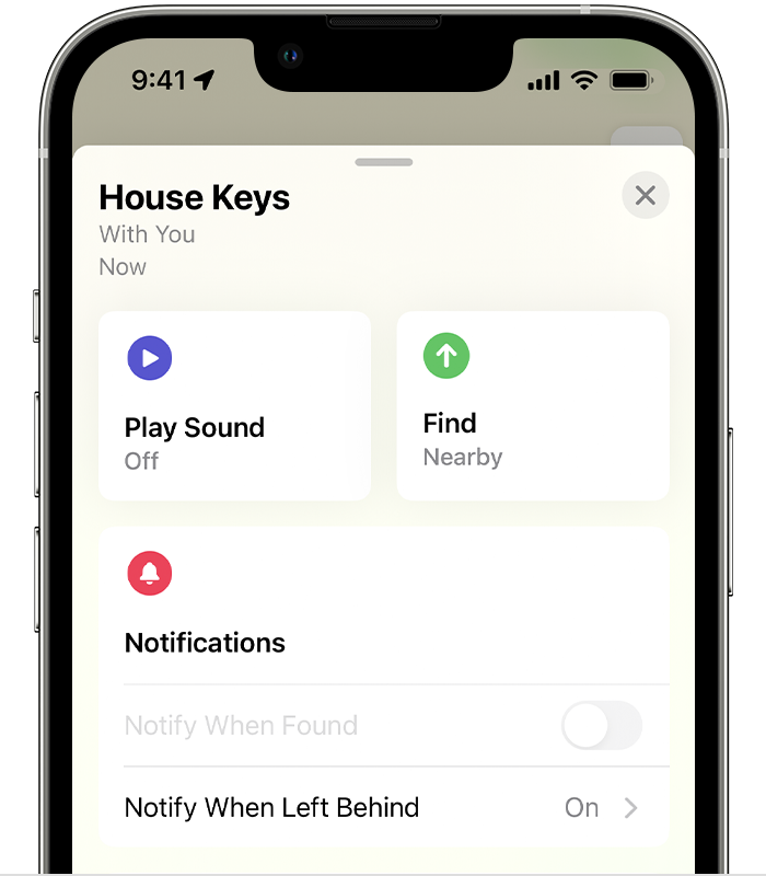 Turn on Notify When Left Behind notifications on iPhone