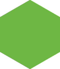 Green hexagon