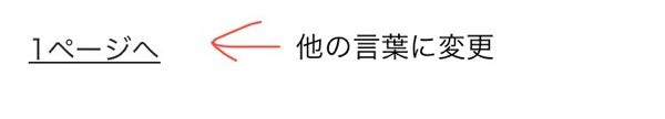 pixivでページを切り替える時に押す部分が、1ページと表示されるのですが、他の文字に変えることは出来ますか？