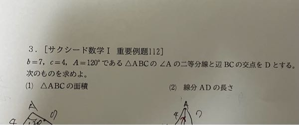 ADの長さ出す時に三角形ABDに余弦定理使ったら28/11,16/11が出てきたんですけど答えが28/11だけで、、、何ででしょうか、辺の大小関係とかの問題なんですか？