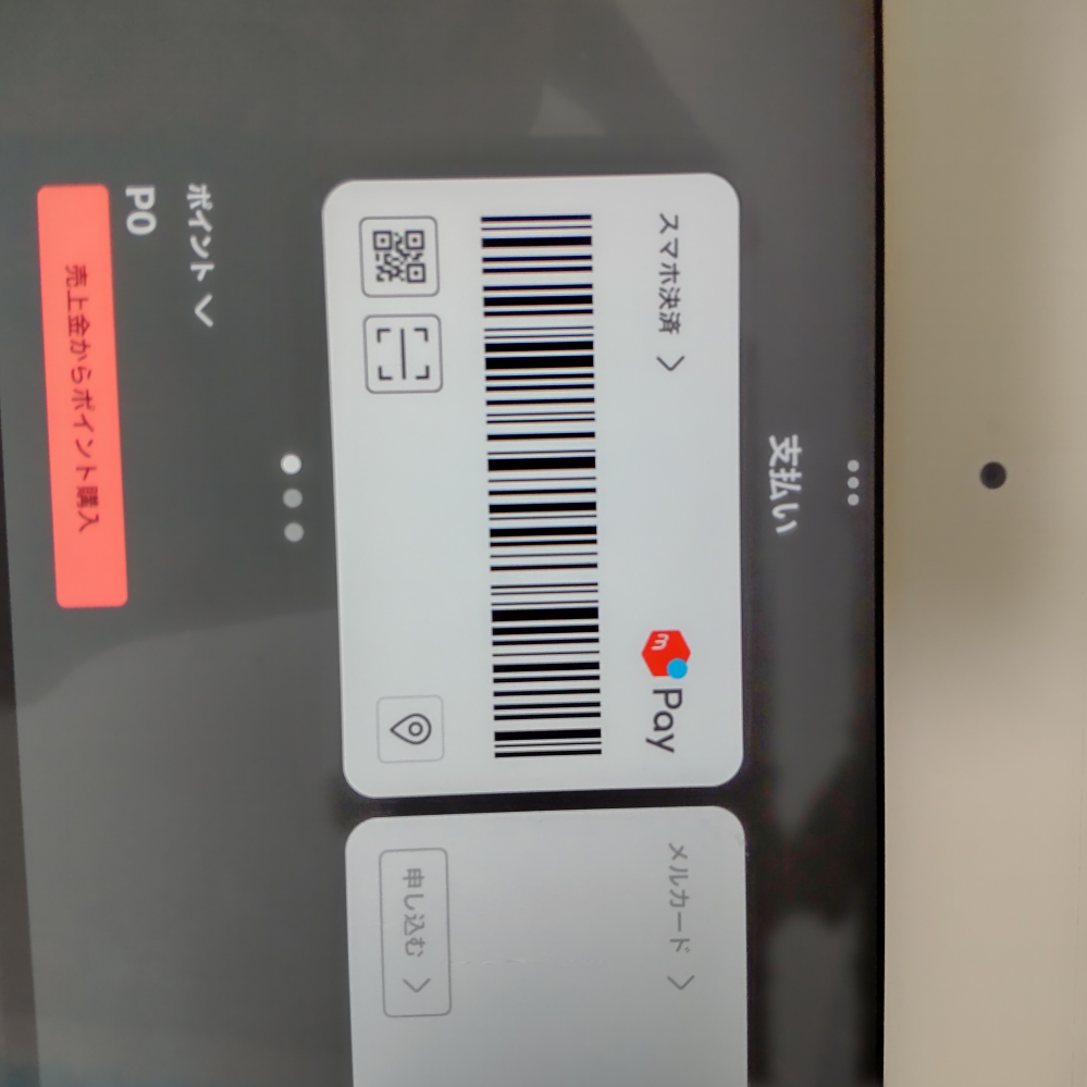 メルペイってこの画面でも払えますか？