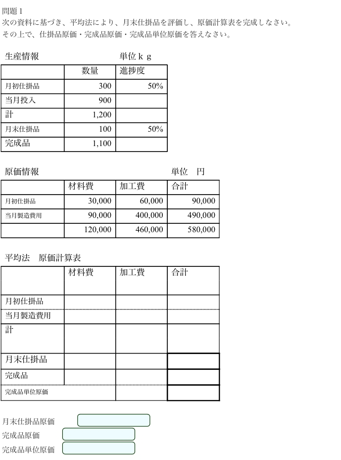 工業簿記について質問です。 写真の問題の解き方が分からないのですが、 解答、解説をしてくださる方いませんか？