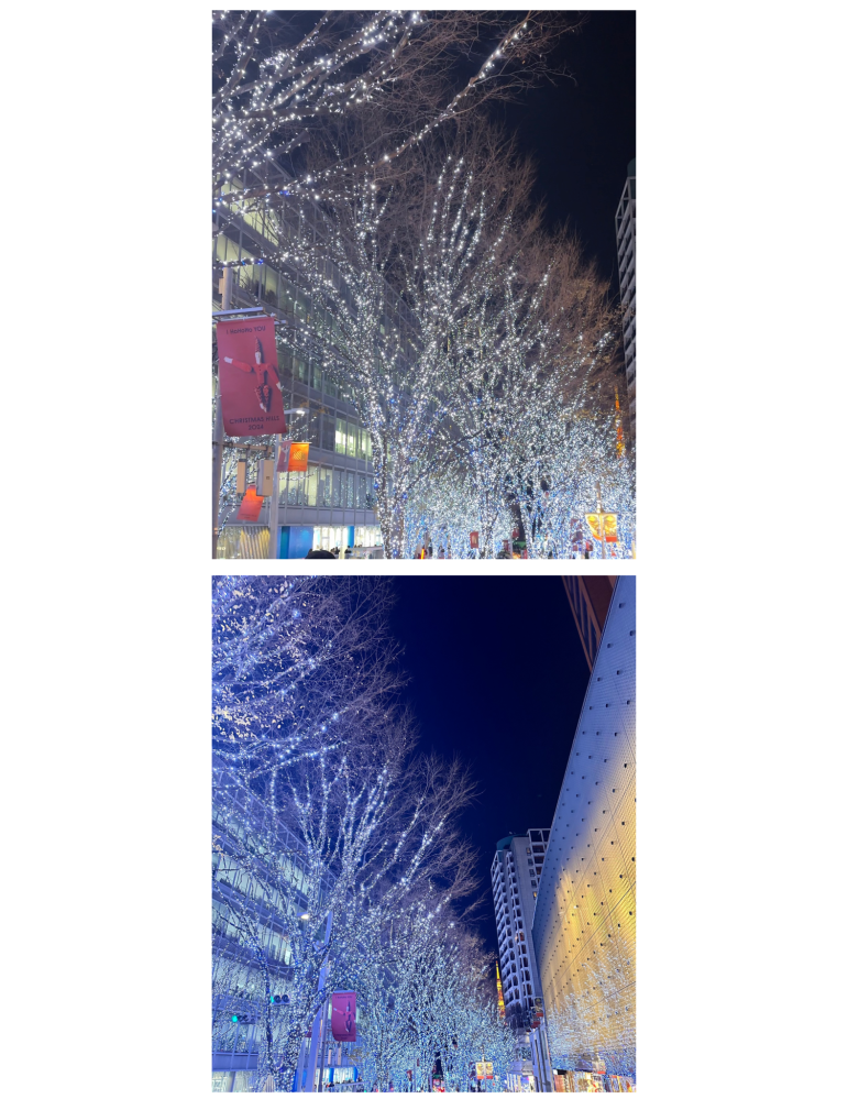 iPhone14Proです。 ノーマルカメラで夜景などを撮ると画質が明るくなりすぎます。 画像をつけていますが、実際は上のような景色で写真のようにそのまま撮りたいのですが、撮ると下の写真ようになってしまいます。 加工もしていないのにこうなるのはなぜでしょうか。 対処法を教えてください。