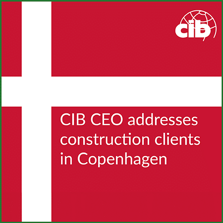 CEO gives keynote at construction clients’ conference in Copenhagen