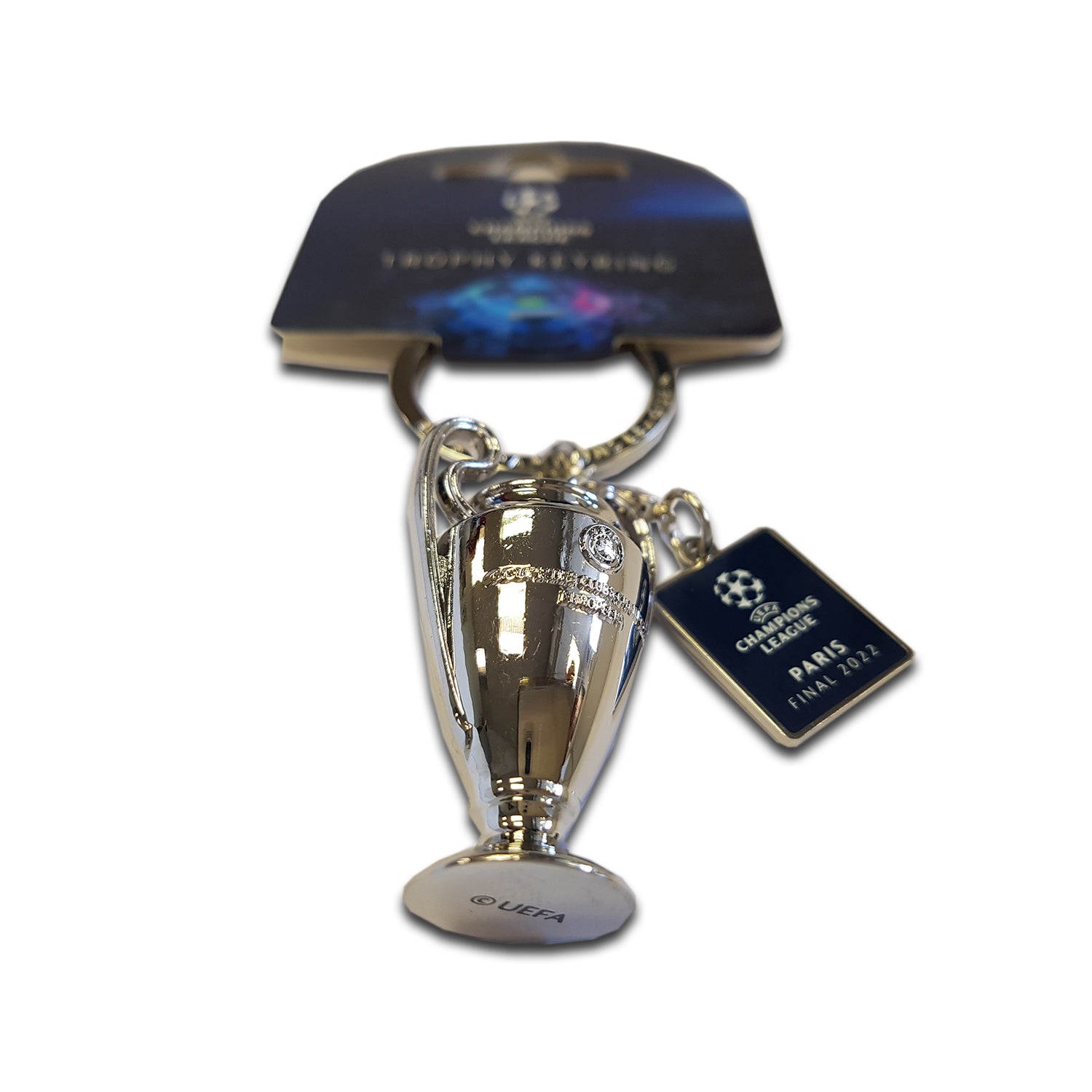 UEFA Champions League Trophy Final Paris 2022 Keyring UEFA Club Competitions Online Store