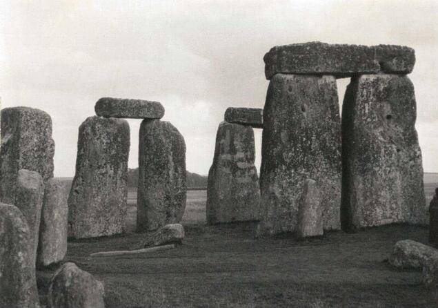 „Stonehenge bei Amesbury in Wiltshire“ (Grobritannienreise 1930), Foto: Walter Leonhardt, SLUB / Deutsche Fotothek (Rechte vorbehalten – Freier Zugang) 