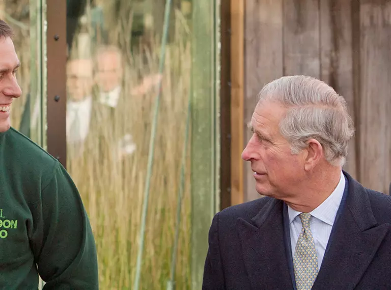 King Charles at London Zoo