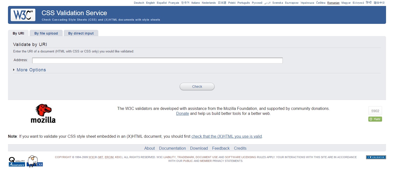 the-w3c-css-validation-service