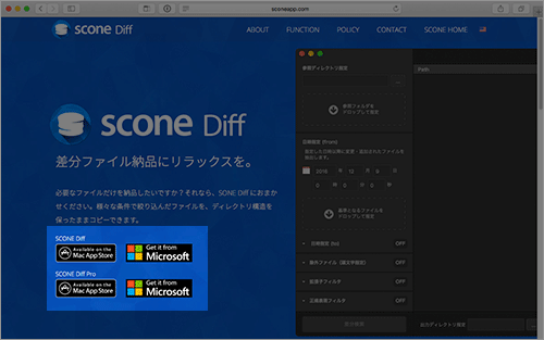 サイトのキャプチャ