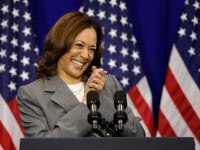 COLLEGE PARK, MARYLAND - JUNE 24: U.S. Vice President Kamala Harris delivers remarks on reproductive rights at Ritchie Coliseum on the campus of the University of Maryland on June 24, 2024 in College Park, Maryland. Harris is speaking on the two year anniversary of the Dobb's decision, the Supreme Court ruling that overturned Roe v. Wade and struck down federal abortion protections.   Kevin Dietsch/Getty Images/AFP (Photo by Kevin Dietsch / GETTY IMAGES NORTH AMERICA / Getty Images via AFP)