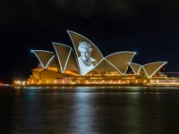 SYDNEY, AUSTRALIA - SEPTEMBER 10: An image of the late Queen Elizabeth II is projected onto the sails of the Sydney Opera House on September 10, 2022 in Sydney, Australia. Queen Elizabeth II died at Balmoral Castle in Scotland aged 96 on September 8, 2022, and is survived by her four children, Charles, Prince of Wales, Anne, Princess Royal, Andrew, Duke Of York and Edward, Duke of Wessex. Elizabeth Alexandra Mary Windsor was born in Bruton Street, Mayfair, London on 21 April 1926. She married Prince Philip in 1947 and acceded the throne of the United Kingdom and Commonwealth on 6 February 1952 after the death of her Father, King George VI. Queen Elizabeth II was the United Kingdom's longest-serving monarch. (Photo by Jenny Evans/Getty Images)