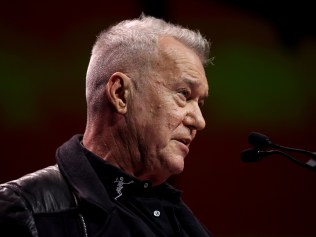 SYDNEY, AUSTRALIA - MAY 01: Jimmy Barnes speaks on stage during the 2024 APRA Music Awards at ICC Sydney on May 01, 2024 in Sydney, Australia. (Photo by Brendon Thorne/Getty Images) (Photo by Brendon Thorne/Getty Images)