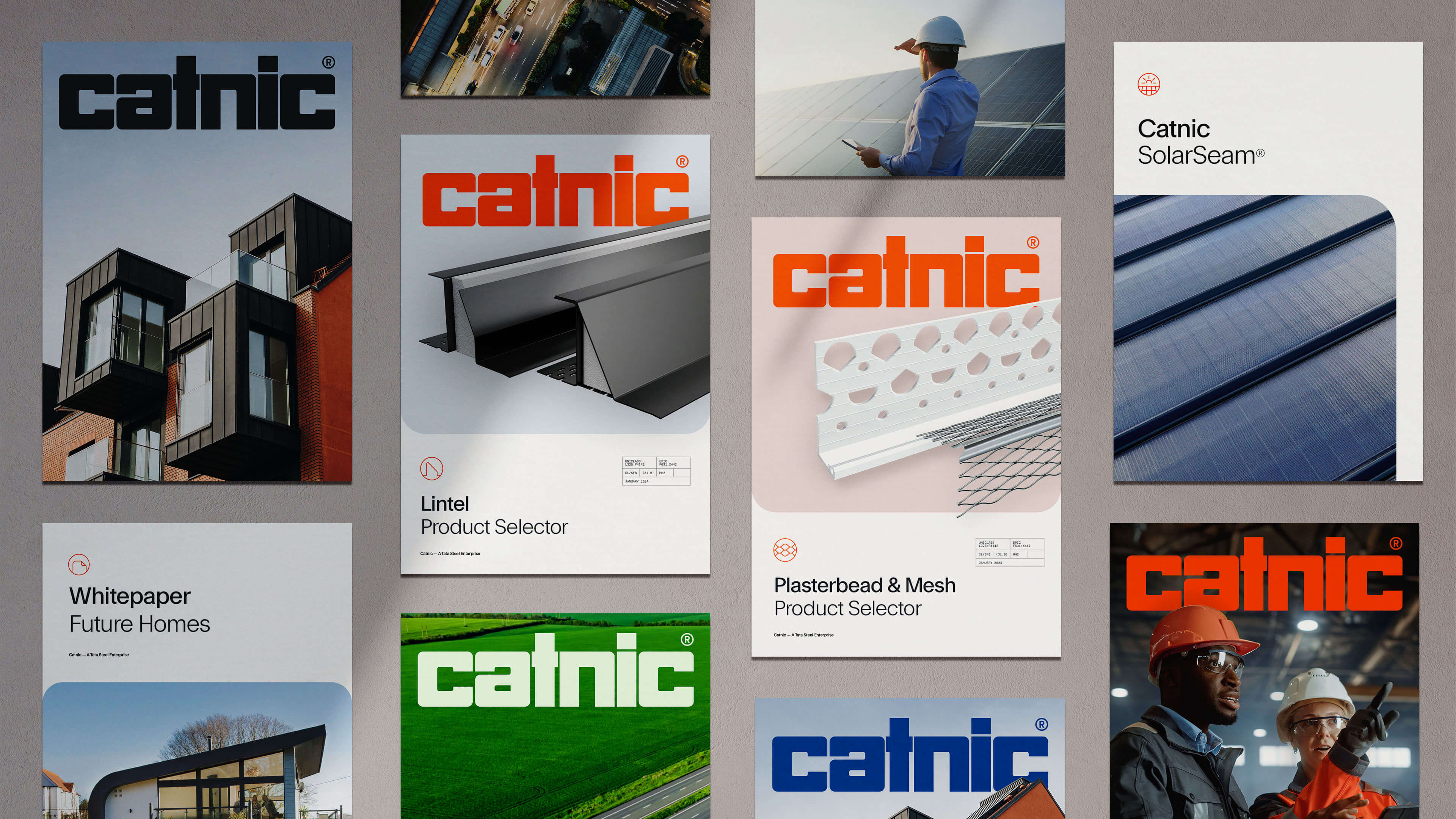 various catnic brochures and booklet covers