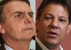 Bolsonaro lidera, mas diferença para Haddad cai, indicam Ibope e Datafolha (Foto: Montagem/UOL)