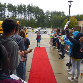 Featured image of article: ConVal Greets New Students With Red Carpet