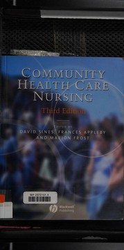 Cover of: Community health care nursing