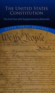 The Constitution of the United States and related documents by United States