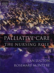 Cover of: Palliative care: the nursing role