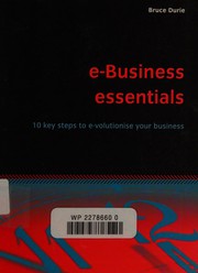 Cover of: E-business essentials