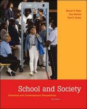 Cover of: School and Society by Steven E Tozer, Guy Senese, Paul C. Violas, Steven Tozer