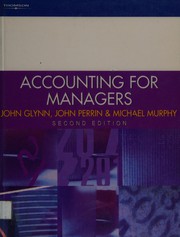 Cover of: Accounting for managers