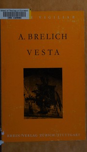 Cover of: Vesta by Angelo Brelich