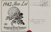 Cover of: 1943 Mum list