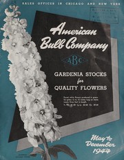 Cover of: Gardenia stocks for quality flowers: May to December 1944