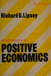 Cover of: An introduction to positiveeconomics