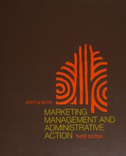 Cover of: Marketing management and administrative action