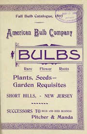 Cover of: American bulb company bulbs: rare flower roots, plants, seeds and garden requisites