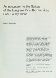 Cover of: An introduction to the geology of the Evergreen Park-Thornton area, Cook County, Illinois