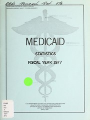 Cover of: Medicaid statistics, fiscal year 1977