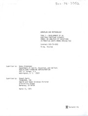Cover of: Workplan and methodology: task I : development of an equitable Medicare economic index : an analysis of variations in practice costs among specialties