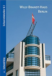 Cover of: Willy-Brandt-Haus Berlin