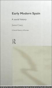 Cover of: Early modern Spain: a social history