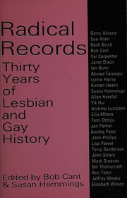 Cover of: Radical records: thirty years of lesbian and gay history, 1957-1987