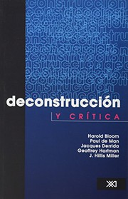 Cover of: Deconstrucción y crítica