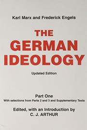 Cover of: The German Ideology: Part 1