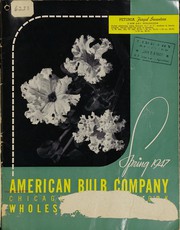 Cover of: Wholesale price list, spring 1947